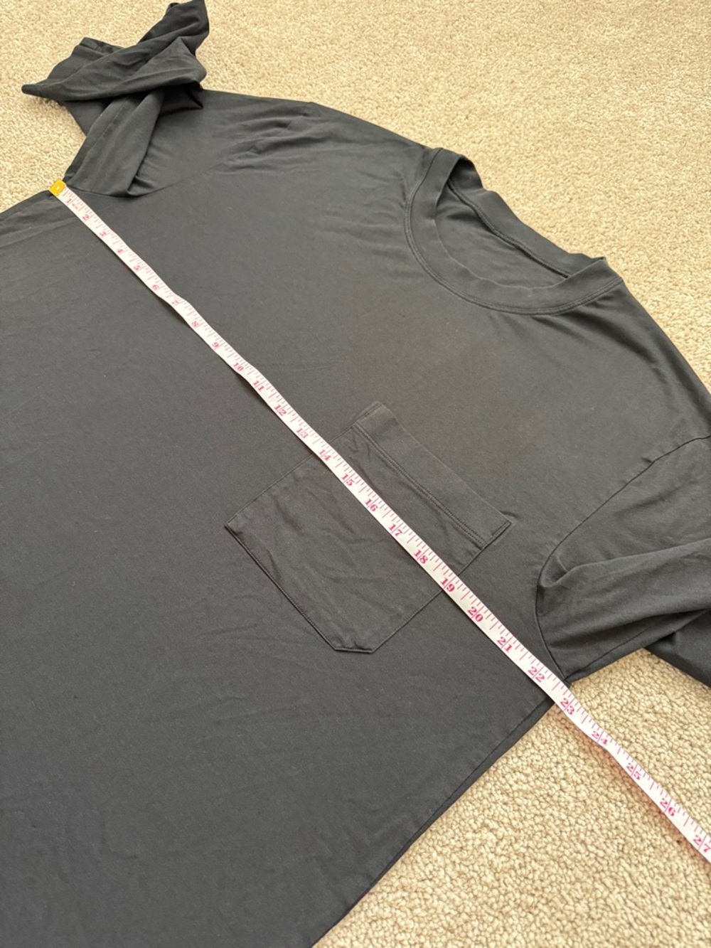 Lululemon The Fundamental Oversized Long Sleeve Pocket T Shirt Black - Picture 6 of 7
